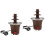 2Pièces Cascade Chauffante Acier Café Usage Familial 4