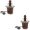 2Pièces Cascade Chauffante Acier Café Usage Familial 6