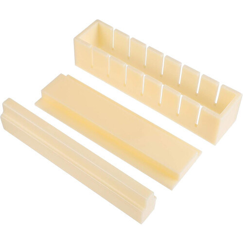 Sushi Maker Kit With Press and Roller - DIY Home Onigiri Mold Tool for Beginners Kitchen