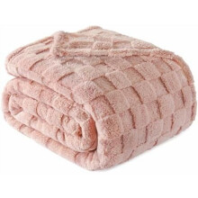 Microfiberfilt i queen size med jacquardmönster