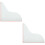 2Pièces Protection D'angle Vert Clair Pour Salle De Bain 8