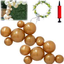 Reusable inflatable balloon garland arch kit with elastic