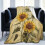Flanelová deka Vintage Sunflower 1