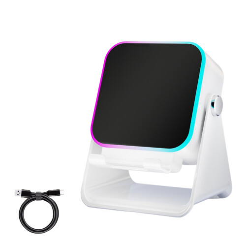 Altoparlante Bluetooth wireless con supporto per telefono e luce RGB