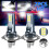 H7LED headlight bulbs2pcs110W6000K white 1