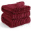 Κουβέρτα GentleSoft Red California King (102x96"), Άνετη, απαλή φλις κουβέρτα για γυναίκες και 1