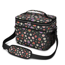 Sac à lunch isotherme à motif floral – Étanche, 9 L