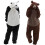 Μοντέρνες γυναικείες πιτζάμες Onesie Unisex για ενήλικες με αρκουδάκι, χειμωνιάτικες 1