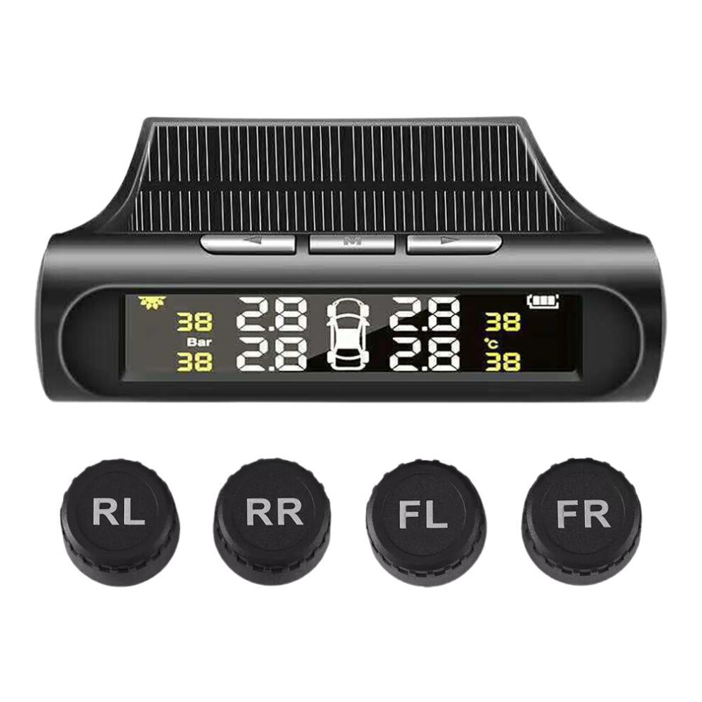 Rv Tire Pressure Monitoring System Tpms Solar Monitor With 4/6 External Se H2c9 By 9479868204829