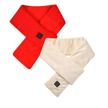 2Pc Heated Scarf for Women/Men Smart Usb Charging Battery Neck Warm Arthritis In Winter Scarves for Christmas Gift