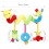 3Pièces Jouets Bébé Spirale Suspendue Poussette 5