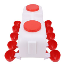 Heavy,Duty 25,Piece Chicken Water Dispenser, Automatic Poultry Watering System For Farms Backyards