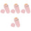 8Pièces Boules Absorbantes Pierre Rose ABS 5