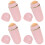8Pièces Boules Absorbantes Pierre Rose ABS 7