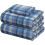 Σετ σεντόνια Flannel Twin XL από μαλακό διπλό βουρτσισμένο βαμβάκι 1