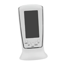 DESIGNICE Digital Battery Operated Blue Backlight with Snooze for Bedroom