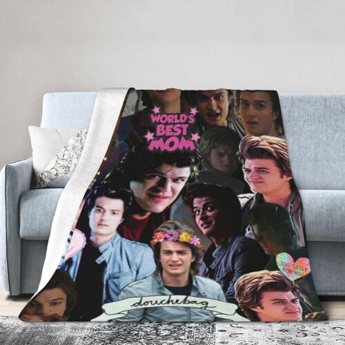 Κουβέρτα Steve Harrington Fleece για καναπέ - Cozy Luxury Bed Butterfly Microfiber και ριχτάρια για καναπέ