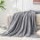 Fleecefilt 122x152 cm – 3D-ribbad rand 1