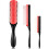 3-Piece Nylon Hair Brush Set – Large, Medium, Small 1