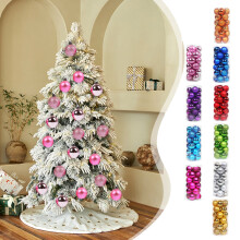 Christmas Balls Ornaments Shatterproof Christmas Tree Pendant Xmas Baubles Balls Ornaments for Holiday Wreath Party Christma Tree Decor, Blue