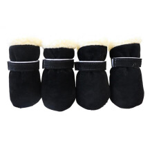 Chaussures pour chiens, bottes d'hiver chaudes et antidérapantes, protection des pattes pour petits chiens (Chihuahua, Carlin),
