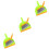 3Sets Mini Broom and Dustpan Set Multi-Color PP for Desktop Cleaning 5
