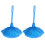 Spolverino da banco in fibra blu con manico (2 pezzi) 1