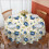 Toalha de mesa redonda floral Pioneer Flower de 152 x 152 cm (60 x 60 polegadas) 1