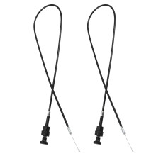 2pcs Motorcycle Throttle Choke Cable Compatible for PW5050 Dirt Bike Push Pull Choke Cable Motorcycle Choke Control Wire, Motorcycle Throttle Cable