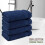 Ensemble de 6 serviettes en coton turc, 600 g/m² 1