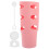 Antislip siliconen waterfleshoes, roze 1