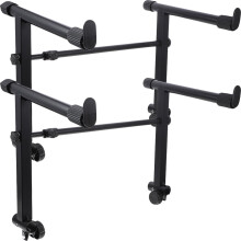 OUNONA electric piano stand black 2 sets