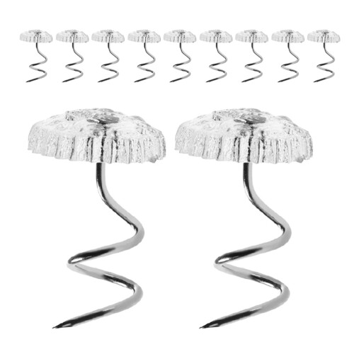 120Pièces Épingles De De Lit Transparentes Acier Inoxydable PP 2
