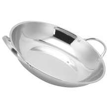 Stainless Steel Nonstick Wok Pot 12-inch
