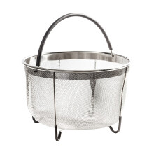 Stainless Steel Steamer Mesh Basket for Instant Pot 6 QT – Compatible with 6 Quart Pressure Cooker