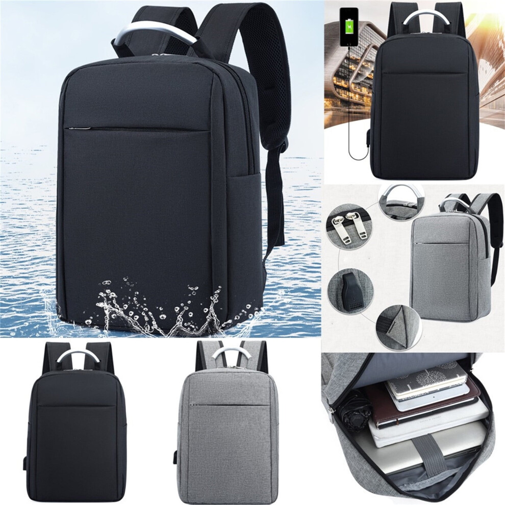 Lightweight 15.6" Travel Laptop Backpack W/ Usb Charging, Anti-Theft & Shoe Compartment Â Water-Resistant Business Bag For Men/Women 9110895693414
