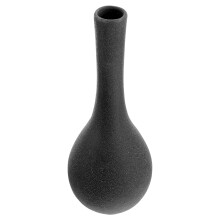 Vaso de cerâmica decorativo para flores, preto, 1 peça.