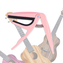 Ukulele capo, sinkkiseoksesta, vaaleanpunainen sopraano, konsertti