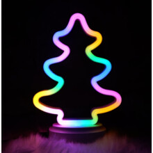 LED Neon Strip Lights Battery or USB Powered Neon Night Lights Gift for Children, Home Decorations for Christmas Birthday Party