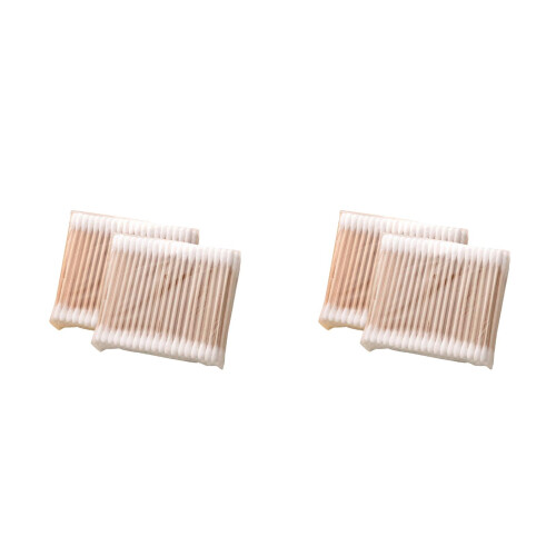 10Paquets Coton-Tige En Bois Double Embout Pour 1
