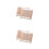 10Paquets Coton-Tige En Bois Double Embout Pour 3