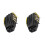 2Pièces Softball Protecteurs PU Noir Usage 3