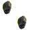 2Pièces Softball Protecteurs PU Noir Usage 7