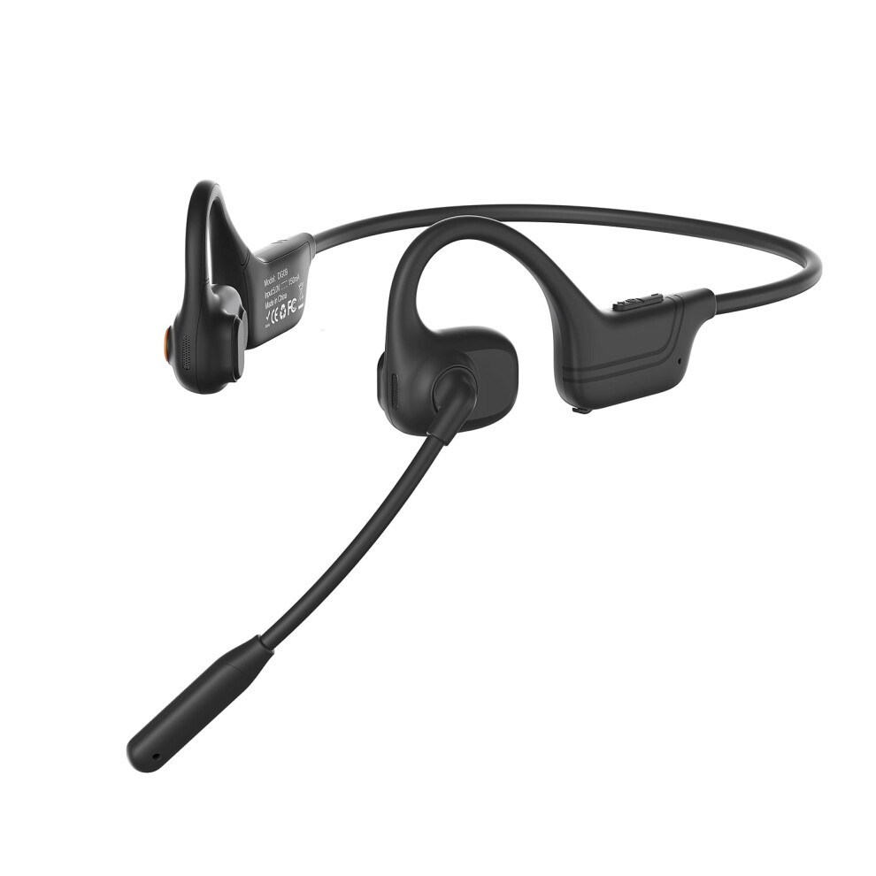 270 Rotating Bone Conduction Bt Headset With Mic 5.3, Noise-Cancelling, Long Battery Life 9175034835650