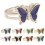 Mood Ring Butterfly Color Changing Emotional Feeling Adjustable Size Mood Ring 1