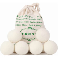 Organic New Zealand Wool Dryer Balls 6-Pack