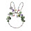 Easter bunny wreath rattan green with eggs berries 1