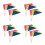 40Pièces Petits Drapeaux De Marquage Durable Pour Pelouse Jardin 11