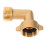 Adaptor cot furtun 90 grade din alamă, 3/4 inch 1