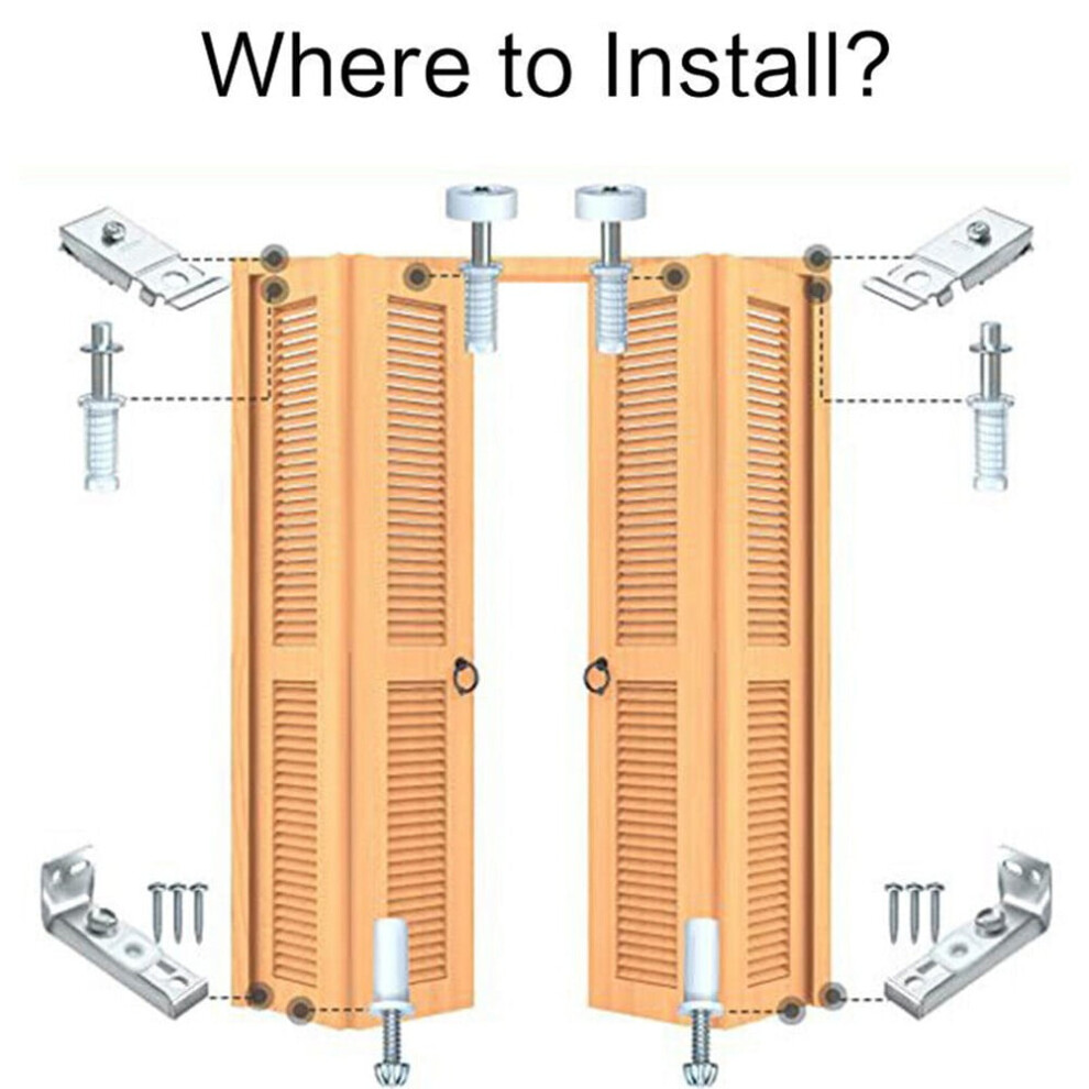 Everything You Need Bifold Door Hardware Repair Kit With Complete Parts 9479868207523